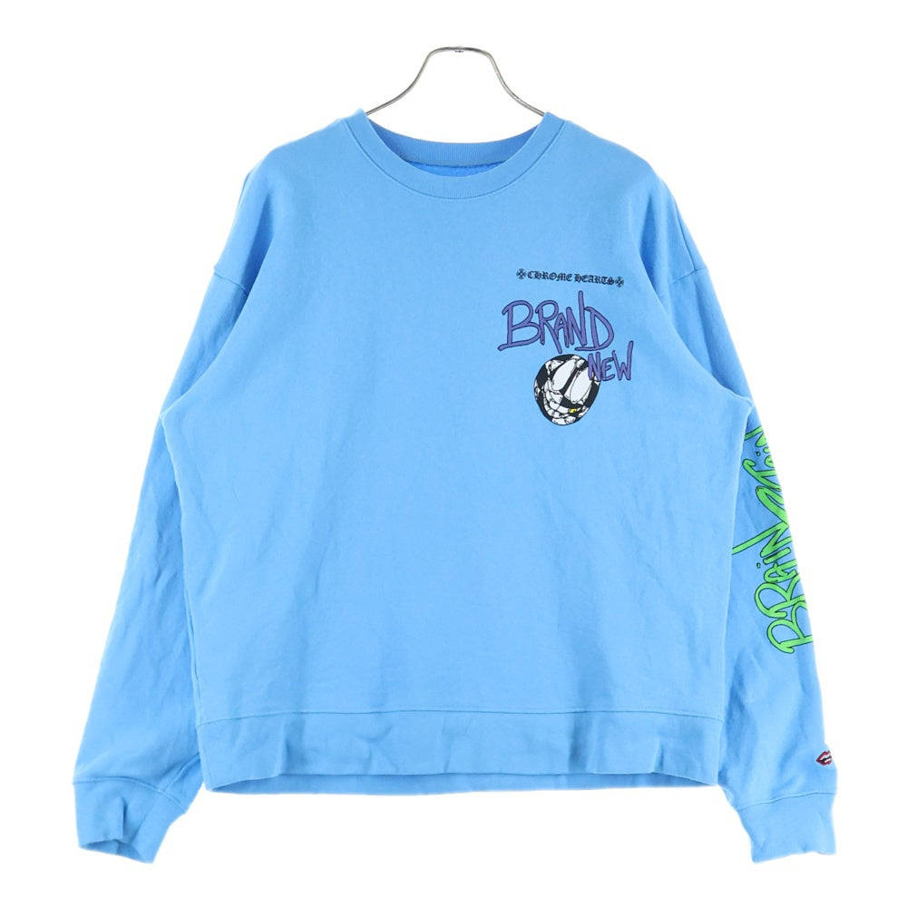 CHROME HEARTS(クロムハーツ) MATTY BOY PRO BRAIN NEW SWEATSHIRTS マッティボーイ ブレインニュー スウェットトレーナー ブルー