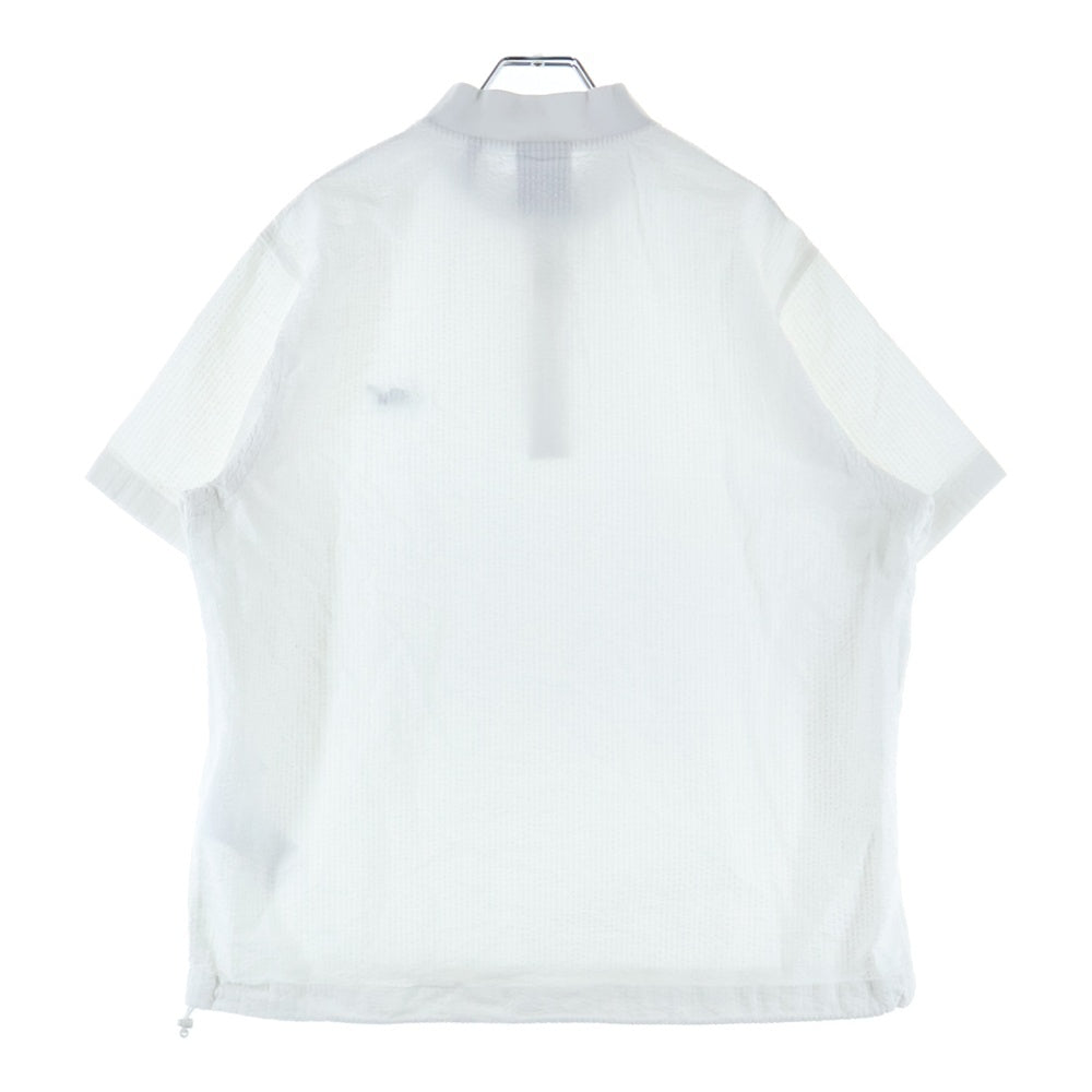 KITH(キス) 23SS シアサッカー ヘンリーネック半袖ポロシャツ
