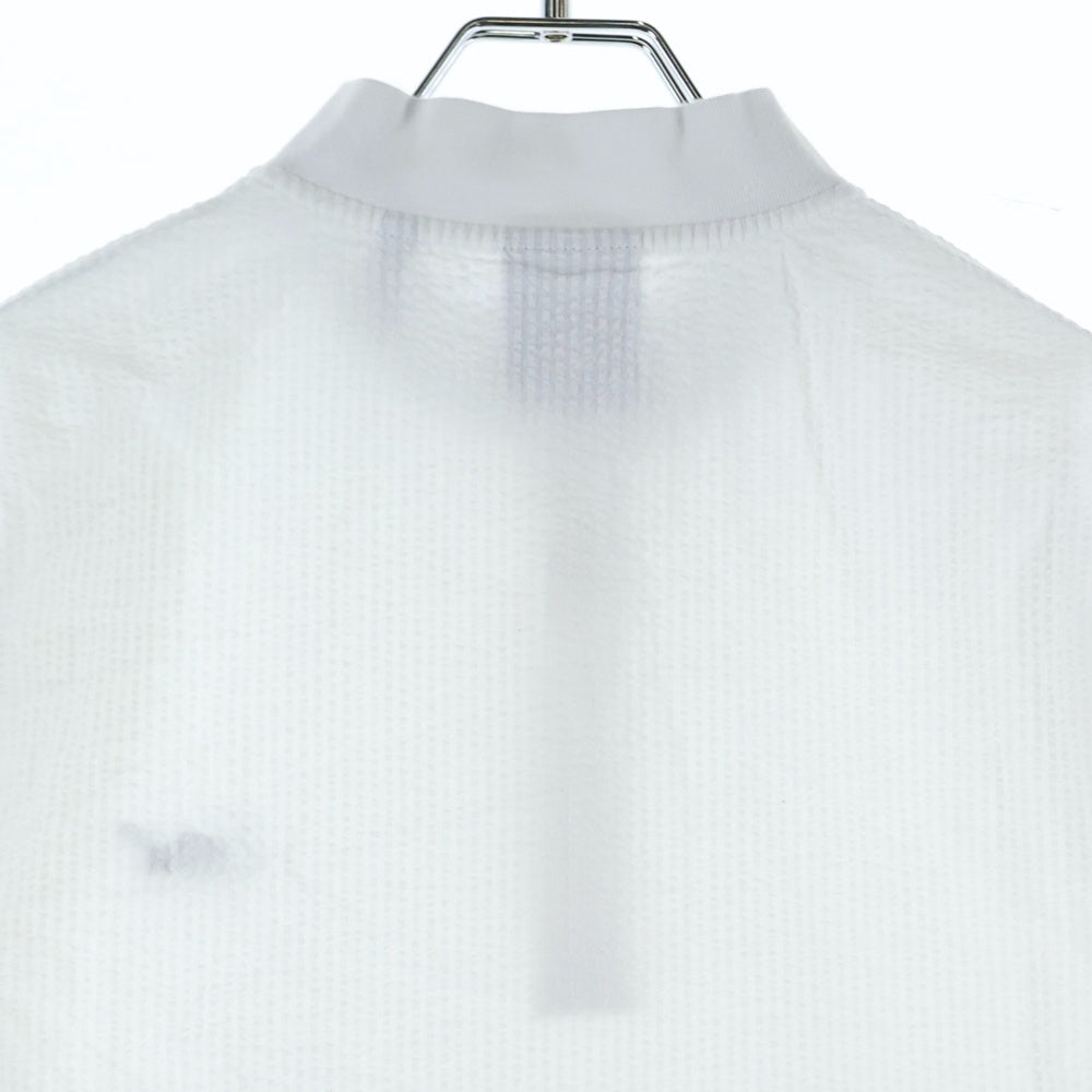 KITH(キス) 23SS シアサッカー ヘンリーネック半袖ポロシャツ