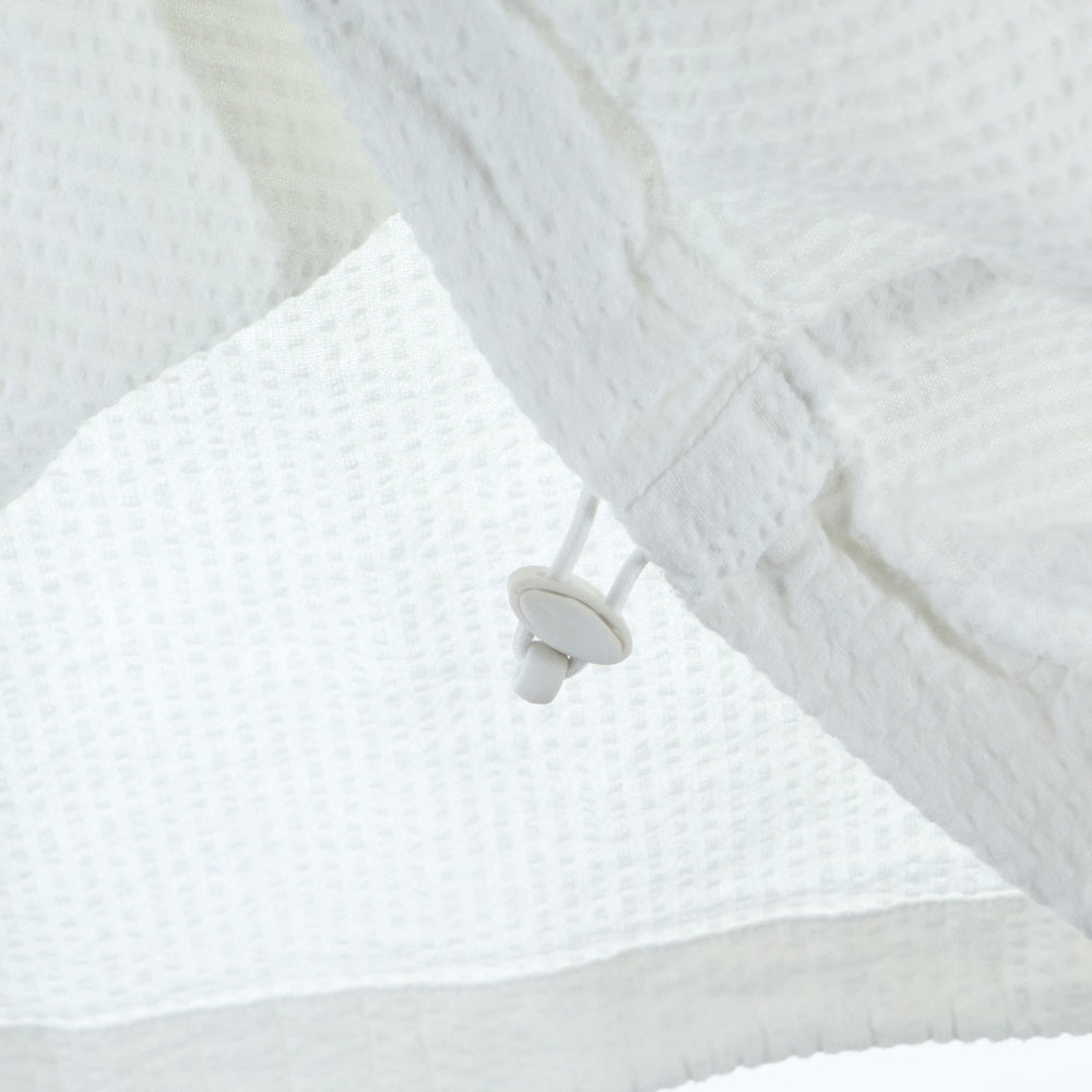 KITH(キス) 23SS シアサッカー ヘンリーネック半袖ポロシャツ