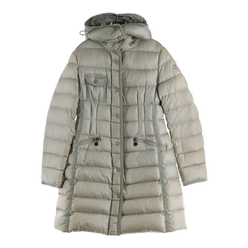 MONCLER(モンクレール) HERMINE ヘルミーネ ジップアップダウンコート レディース グレー 420934933905