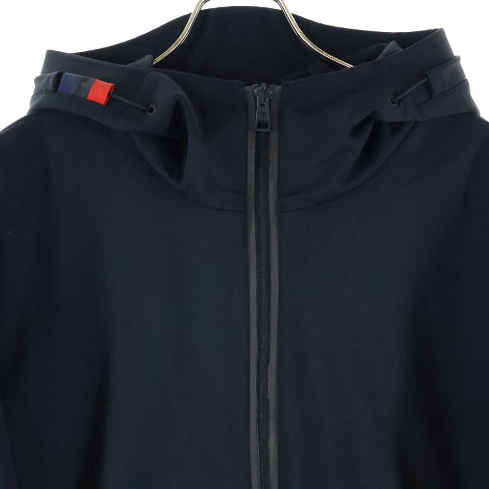 MONCLER(モンクレール) DEREK デレク 袖ロゴジップアップナイロンジャケット ブラック E10914000205