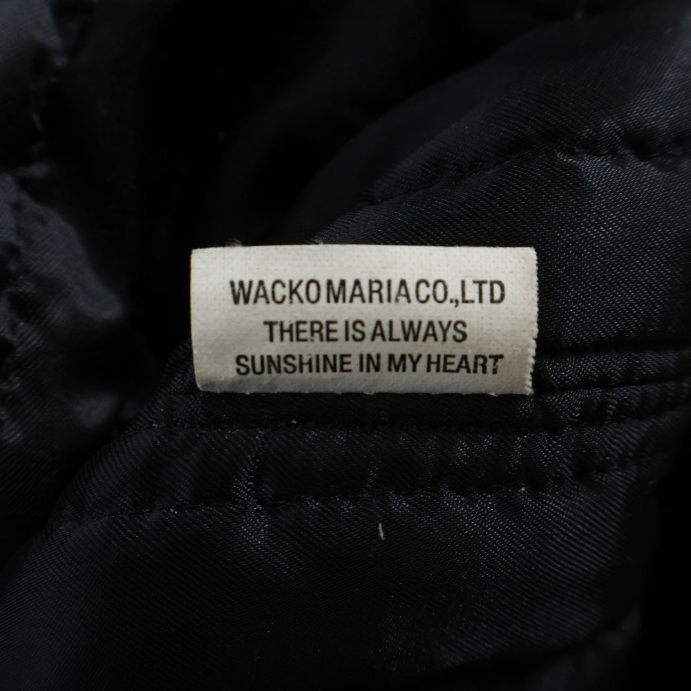 WACKO MARIA(ワコマリア) 18AW MA-1 FLIGHT JACKET TYPE-4 天国東京 ナイロンフライトジャケット ブラック
