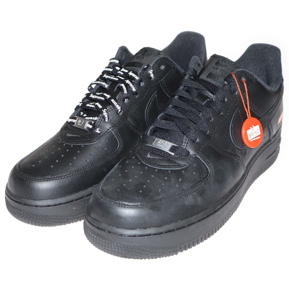 NIKE(ナイキ) ×SUPREME AIR FORCE 1 LOW CU9225-001 ×シュプリーム エアフォース1 ローカットスニーカー ブラック US9/27.0cm