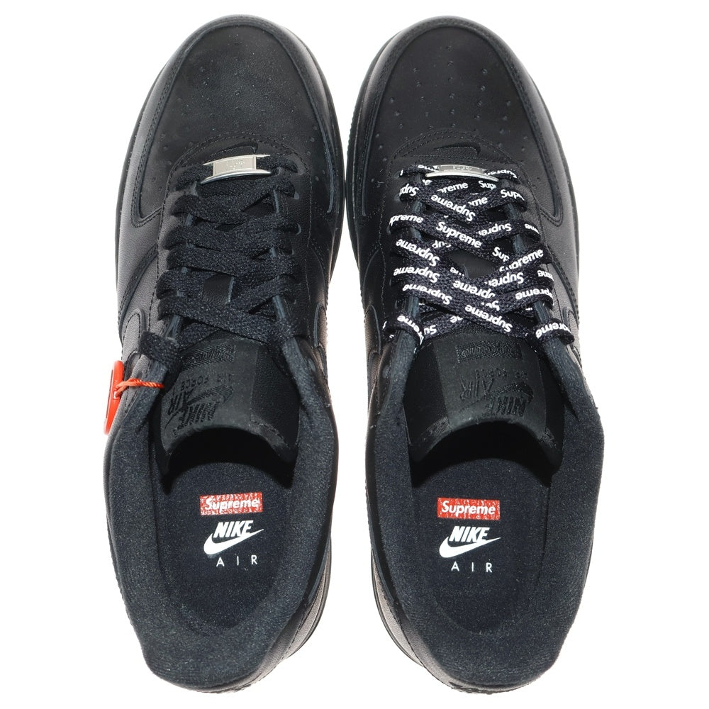 NIKE(ナイキ) ×SUPREME AIR FORCE 1 LOW CU9225-001 ×シュプリーム エアフォース1 ローカットスニーカー ブラック US9/27.0cm