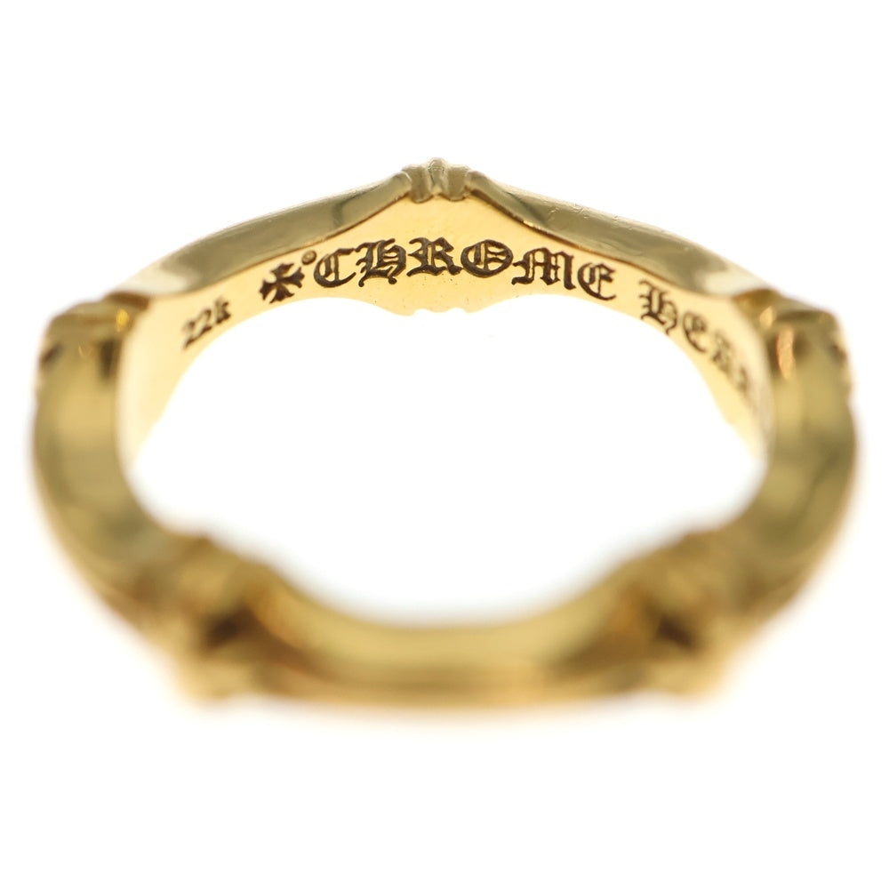 CHROME HEARTS(クロムハーツ) 22K PLUS AND BONE プラスアンドボーン リング ゴールド