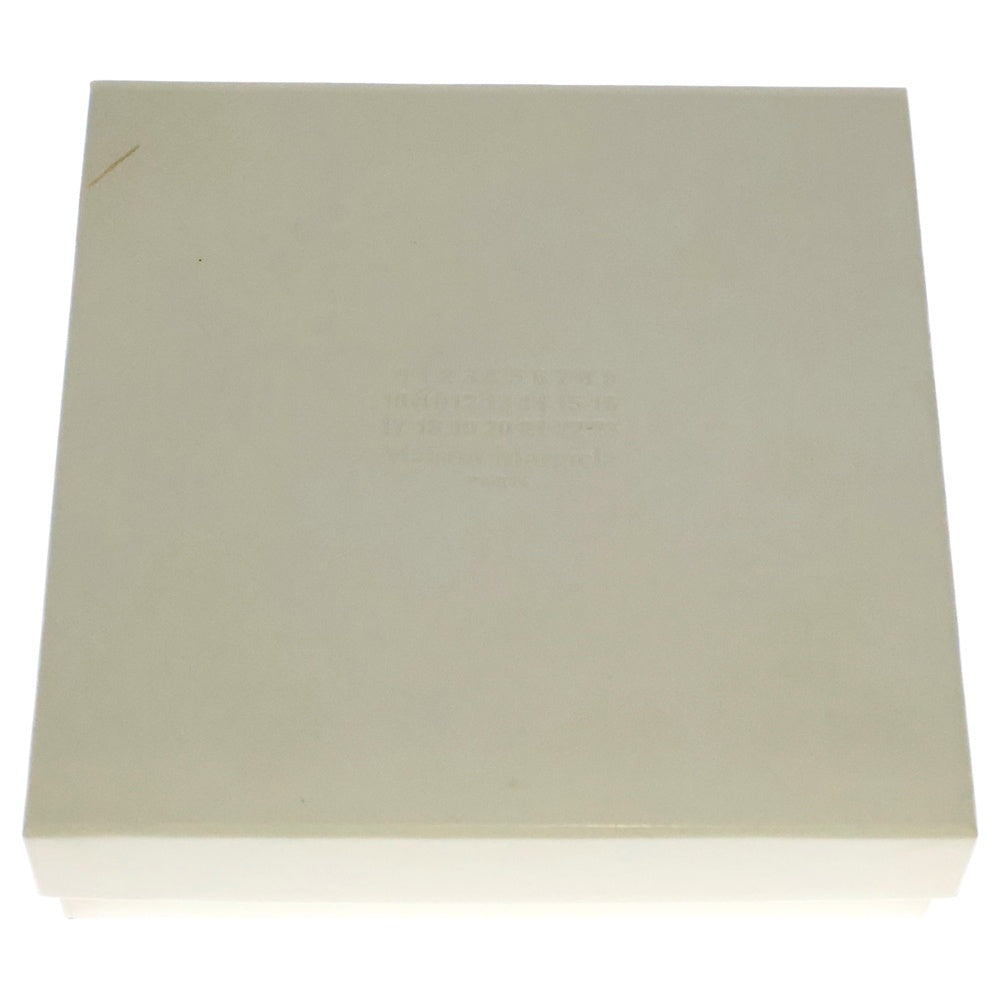 Maison Margiela 11(メゾンマルジェラ11) 八の字刺繍レザー二つ折り財布 ウォレット ブラック S55UI0131 SY0573