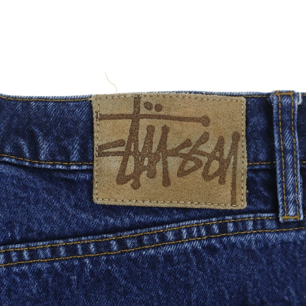 STUSSY(ステューシー) SS-LINK BIG OL JEANS 116593 SSリンクデザイン ボタンフライ テーパードデニムパンツ インディゴ