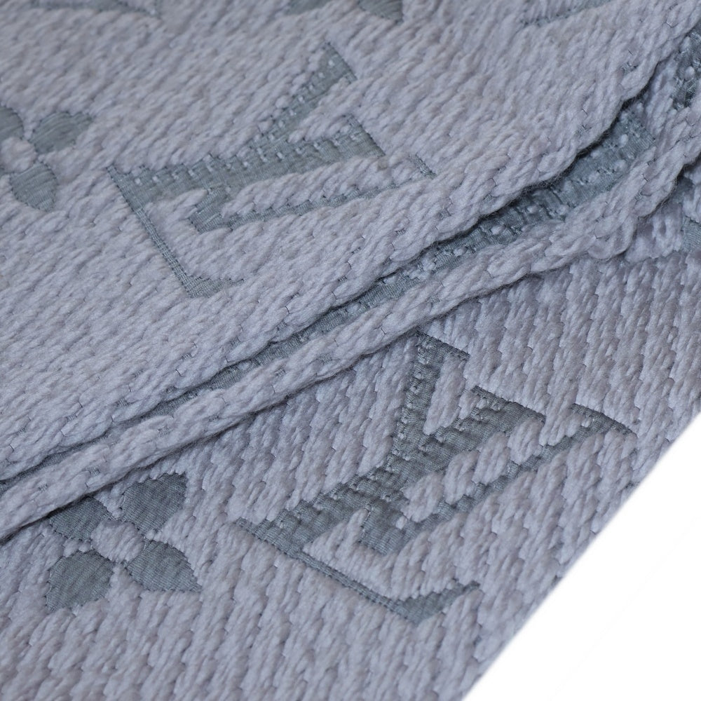 LOUIS VUITTON(ルイヴィトン) エシャルプ ロゴマニア グリペルル ウール マフラー ストール グレー レディース M74742