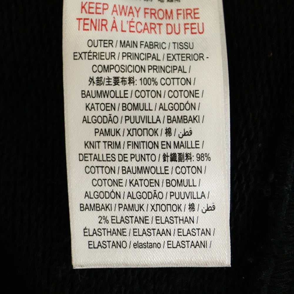 BURBERRY(バーバリー) フロントロゴプリント スウェットプルオーバーパーカー フーディ ブラック レディース 8011652