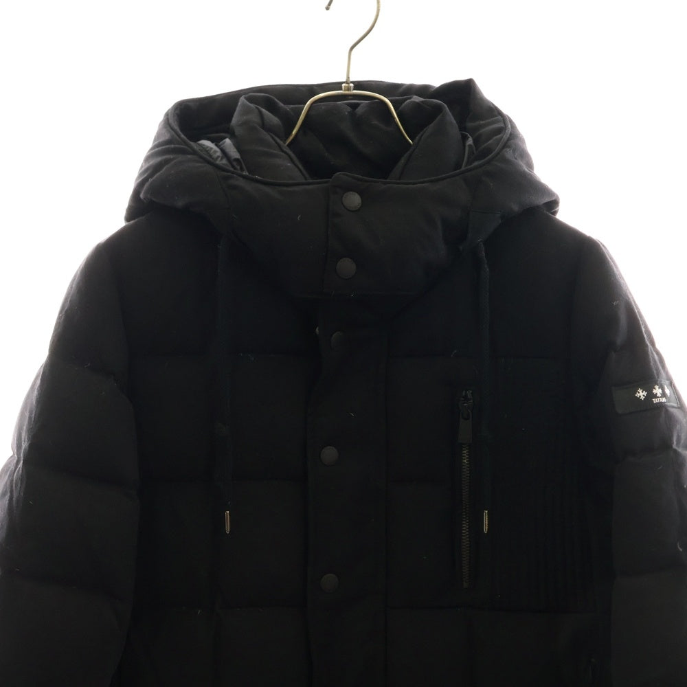 TATRAS(タトラス) 19AW B2nd別注 袖ロゴジップアップダウンジャケット ブラック MTA2BS4229