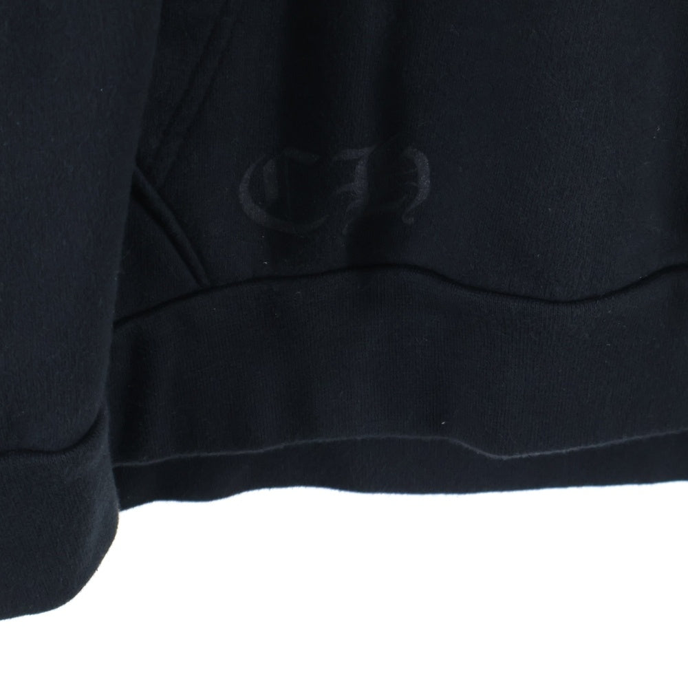 CHROME HEARTS(クロムハーツ) MLTCOL CEM CRS HD PLVR マルチカラーセメタリークロスプリントプルオーバーパーカー フーディ ブラック