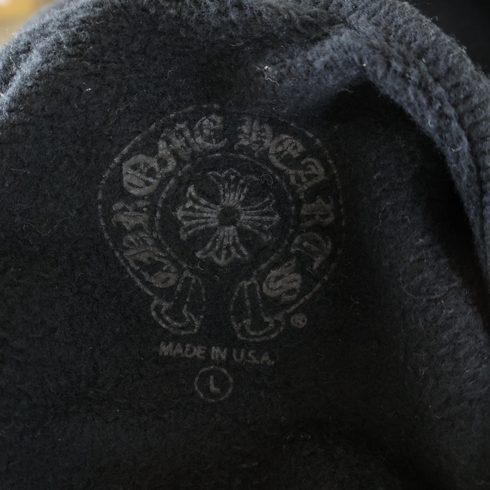CHROME HEARTS(クロムハーツ) MLTCOL CEM CRS HD PLVR マルチカラーセメタリークロスプリントプルオーバーパーカー フーディ ブラック