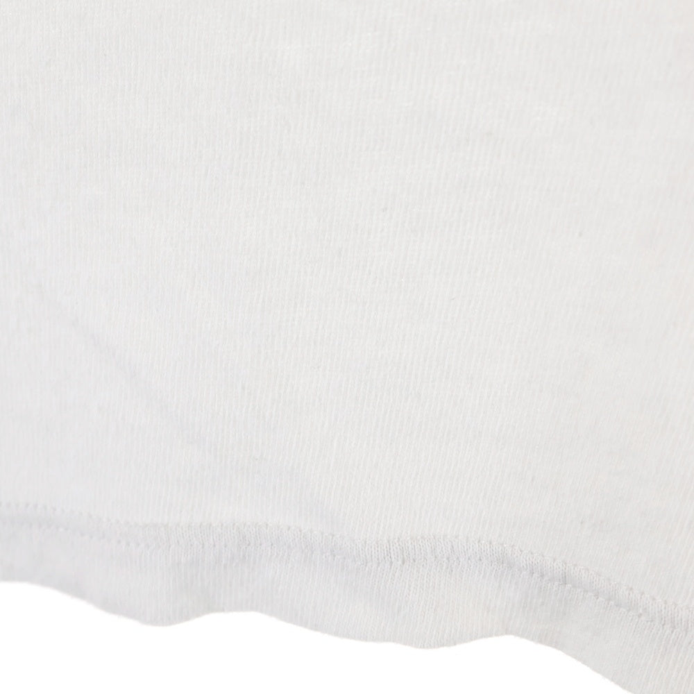 SAINT LAURENT PARIS(サンローランパリ) ロゴ刺繍半袖Tシャツ 747125 YB2XE ホワイト