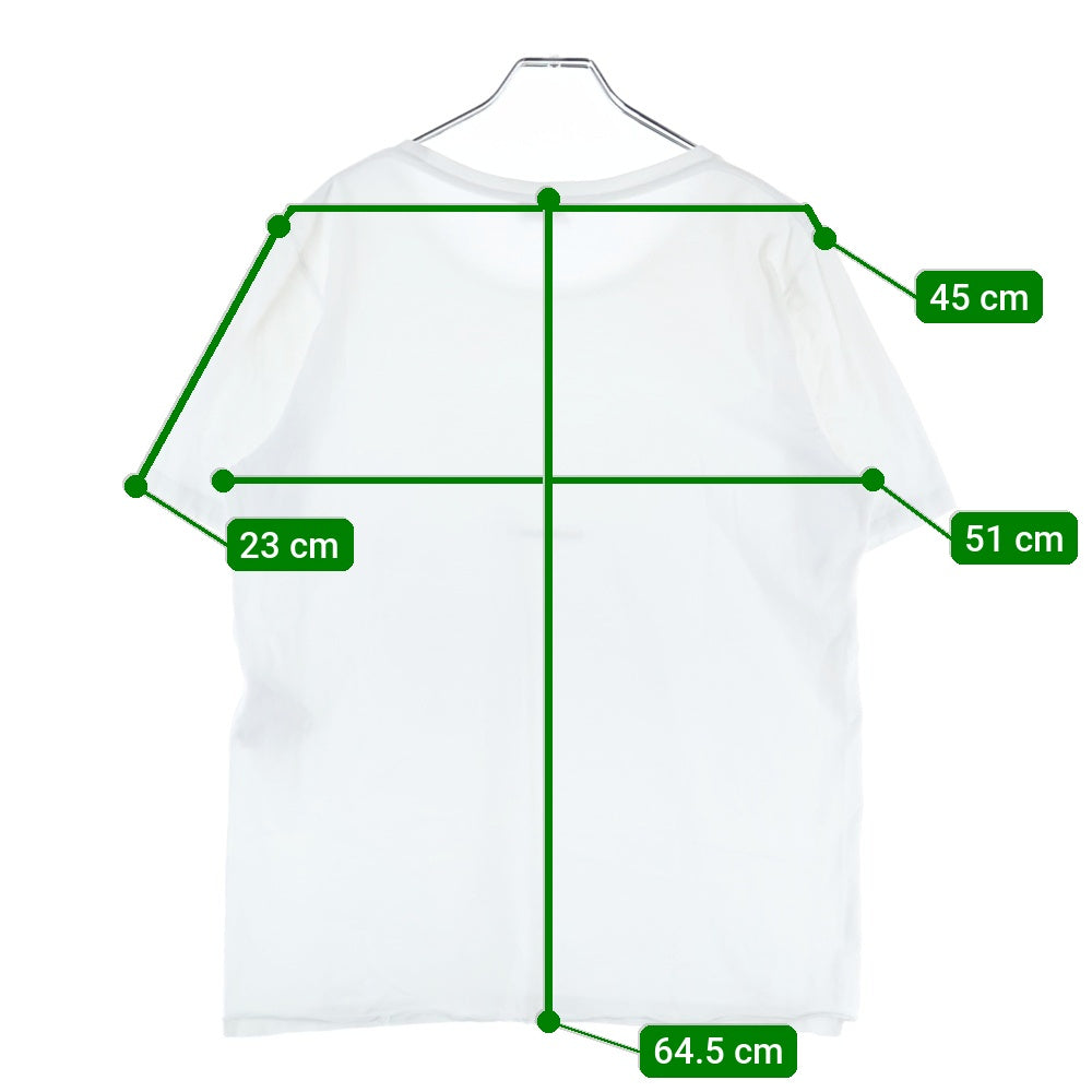 SAINT LAURENT PARIS(サンローランパリ) ロゴプリント半袖Tシャツ 464572 YB2DQ ホワイト