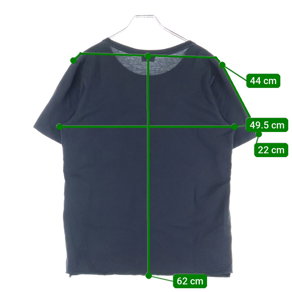 SAINT LAURENT PARIS(サンローランパリ) ロゴプリント半袖Tシャツ 464572 YB2DQ ブラック