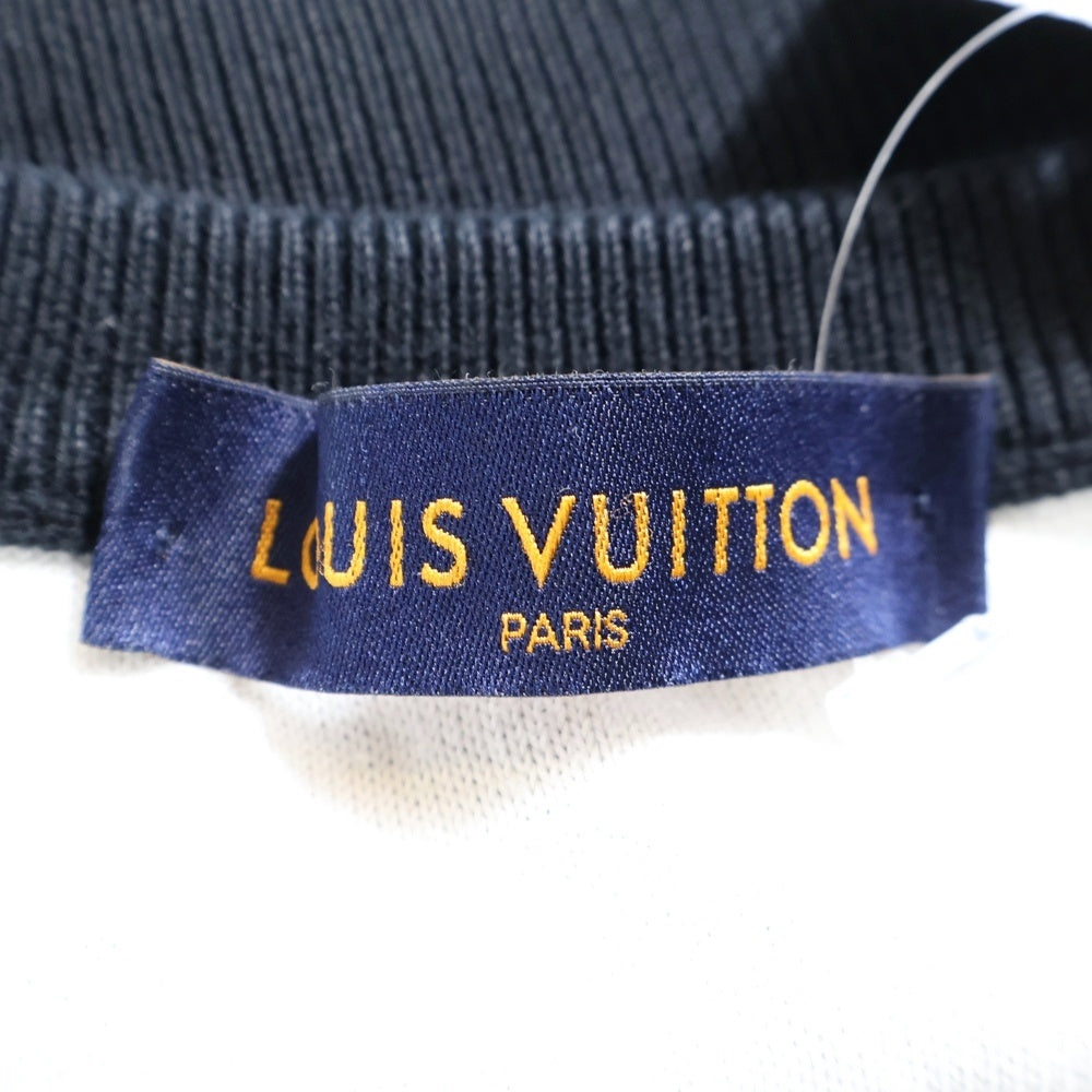 LOUIS VUITTON(ルイヴィトン) 20AW グラデーションモノグラム クルーネックニットセーター RM202 USO HJN87W ブラック