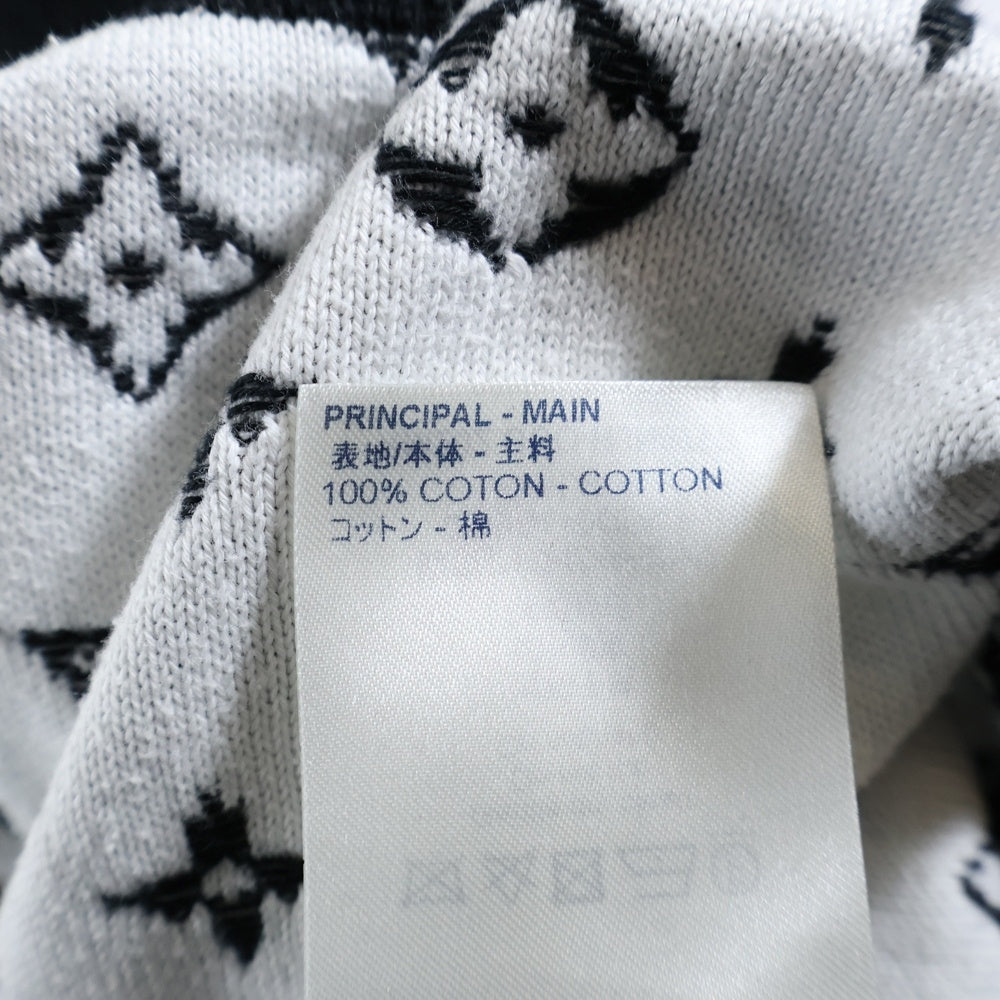 LOUIS VUITTON(ルイヴィトン) 20AW グラデーションモノグラム クルーネックニットセーター RM202 USO HJN87W ブラック