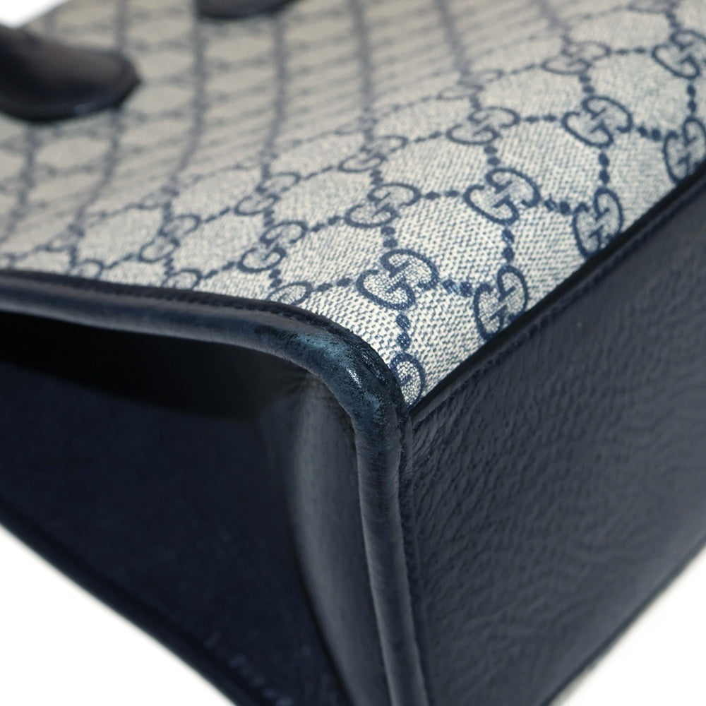 GUCCI(グッチ) GGスプリーム 2WAYトートバッグ 659983 520981 グレー