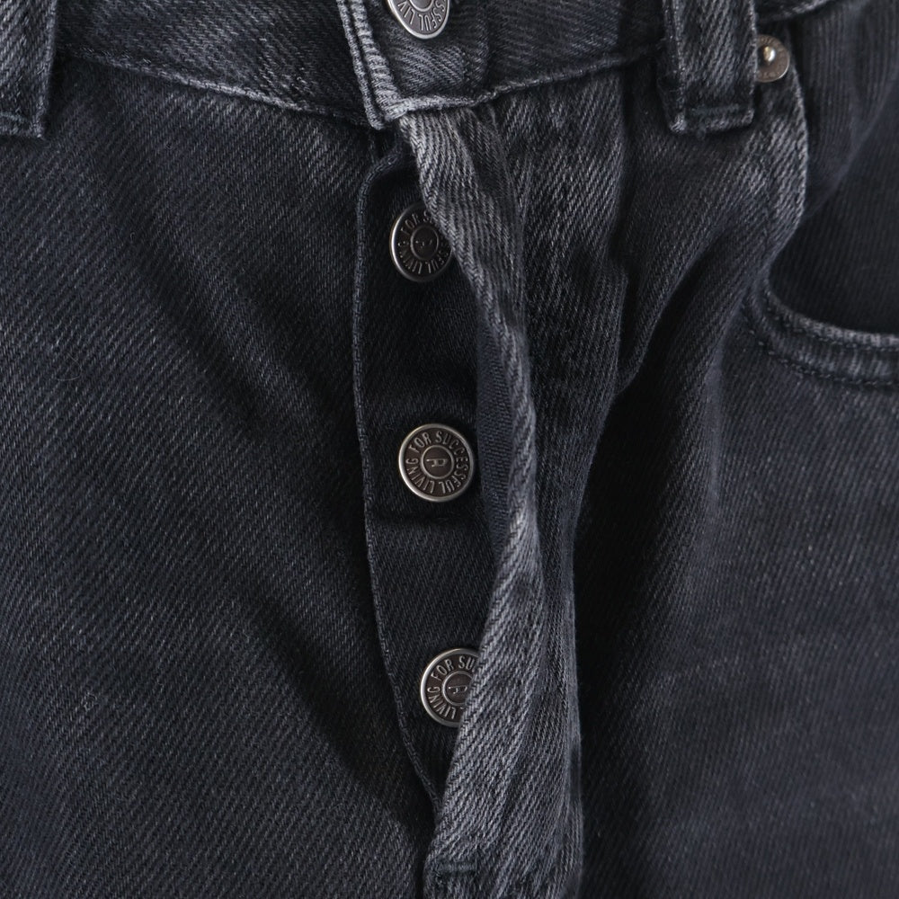 DIESEL(ディーゼル) Relaxed Jeans 2001 D-MACRO ワイドデニムパンツ ジーンズ ブラック A12821