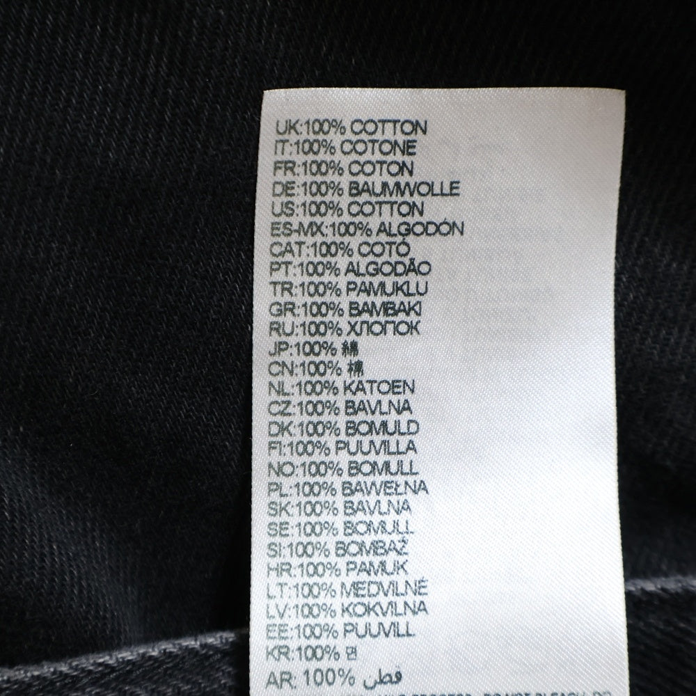 DIESEL(ディーゼル) Relaxed Jeans 2001 D-MACRO ワイドデニムパンツ ジーンズ ブラック A12821