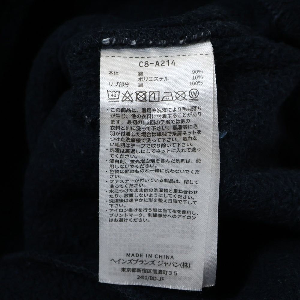 CHAMPION(チャンピオン) REVERSE WEAVE リバースウィーブ ワンポイントロゴ刺繍 ワイドスウェットパンツ ブラック C8-A214
