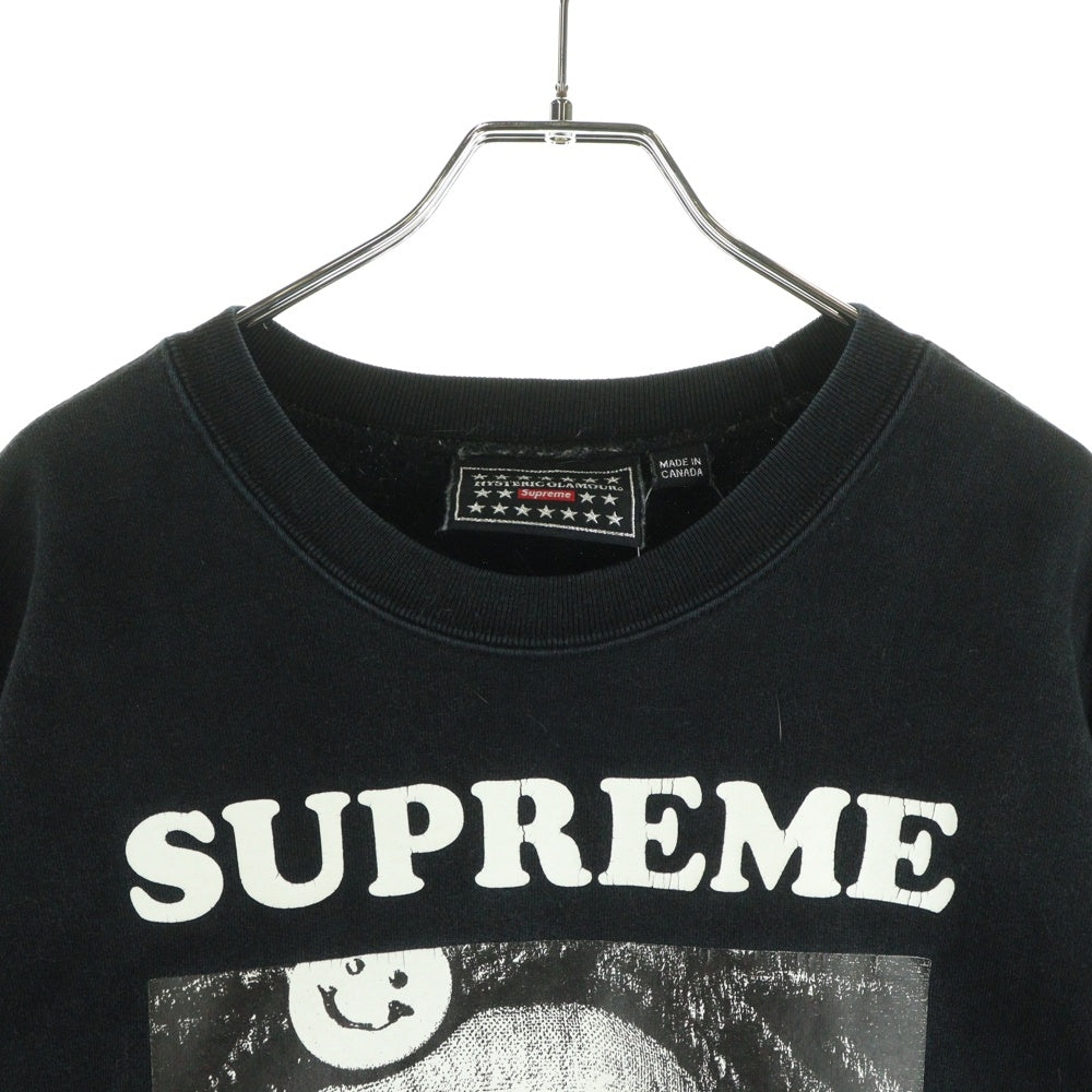 SUPREME(シュプリーム) 21ss ×Hysteric Glamour Crewneck Sweatshirt ヒステリックグラマー フロントロゴプリントクルーネック長袖スウェットトレーナー ブラック