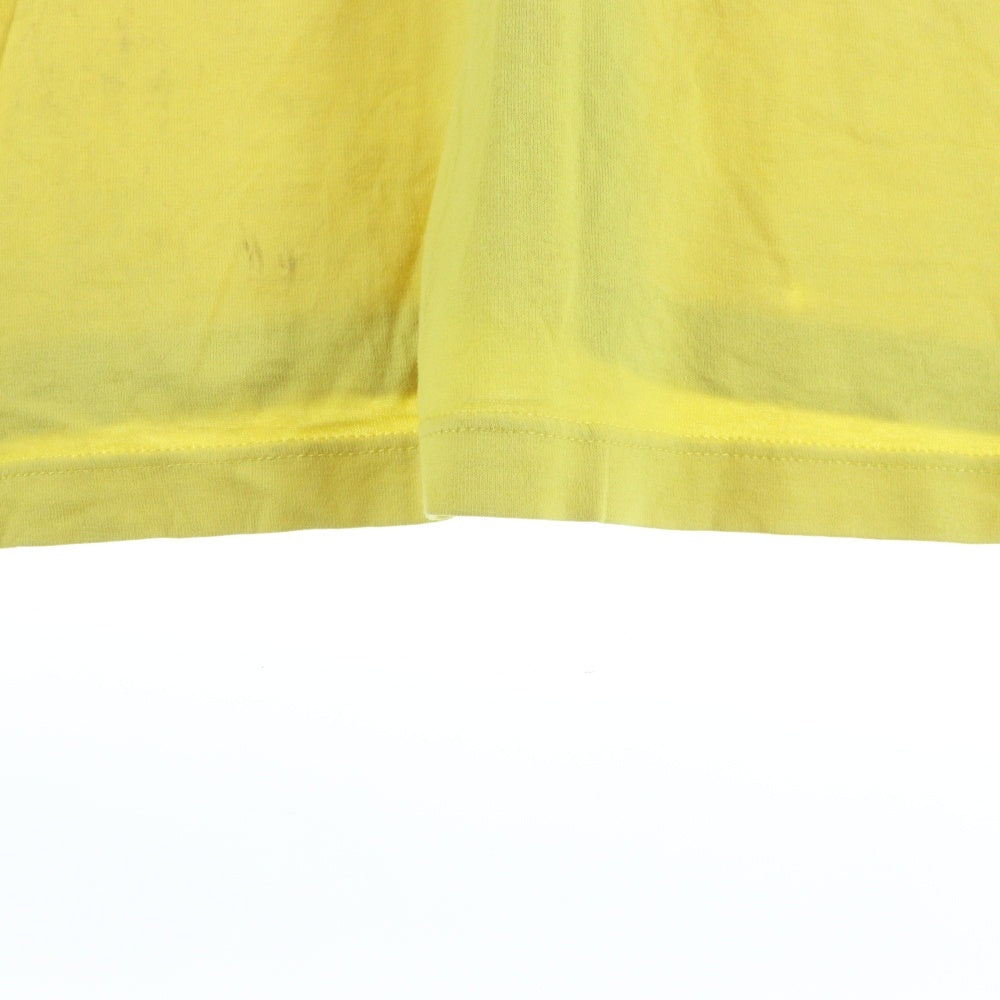 CELINE(セリーヌ) フロントロゴプリントクルーネック 半袖Tシャツカットソー イエロー 2X681501F
