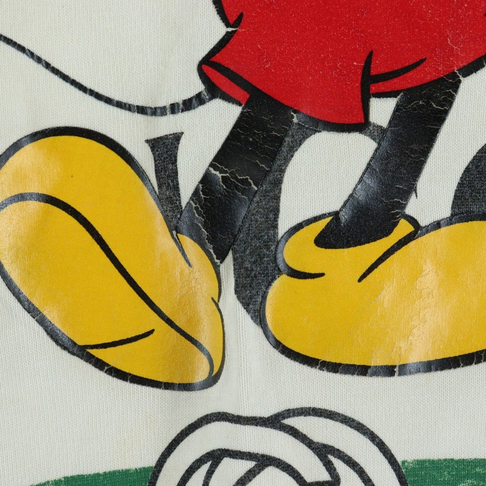 GUCCI(グッチ) × DISNEY ディズニー オーバーサイズ フロントロゴプリントクルーネック半袖Tシャツカットソー グレー 565806 XJB67