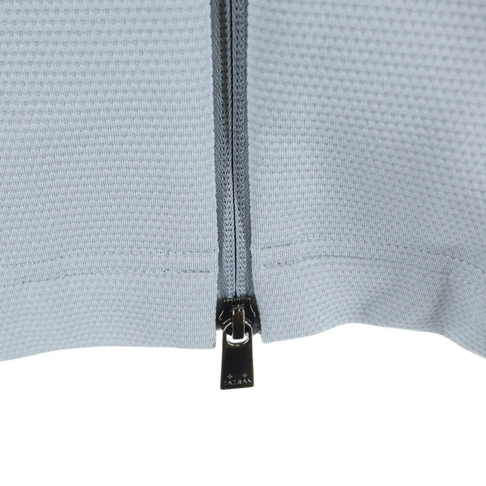 TATRAS(タトラス) TATRAS 20SS EBRO DUERO SWEATPARKA ナイロンフーデッド フロントジップアップスウェットパーカー フーディ グレー MTK20S8010