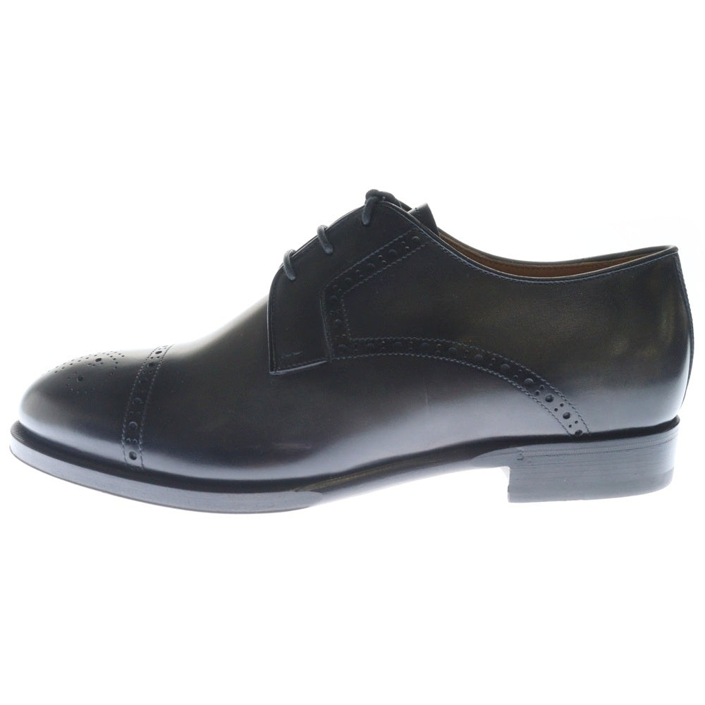 Berluti(ベルルッティ) Classic Dune クラシックデューン セミブローグレザーダービーシューズ ブラック S5218-001