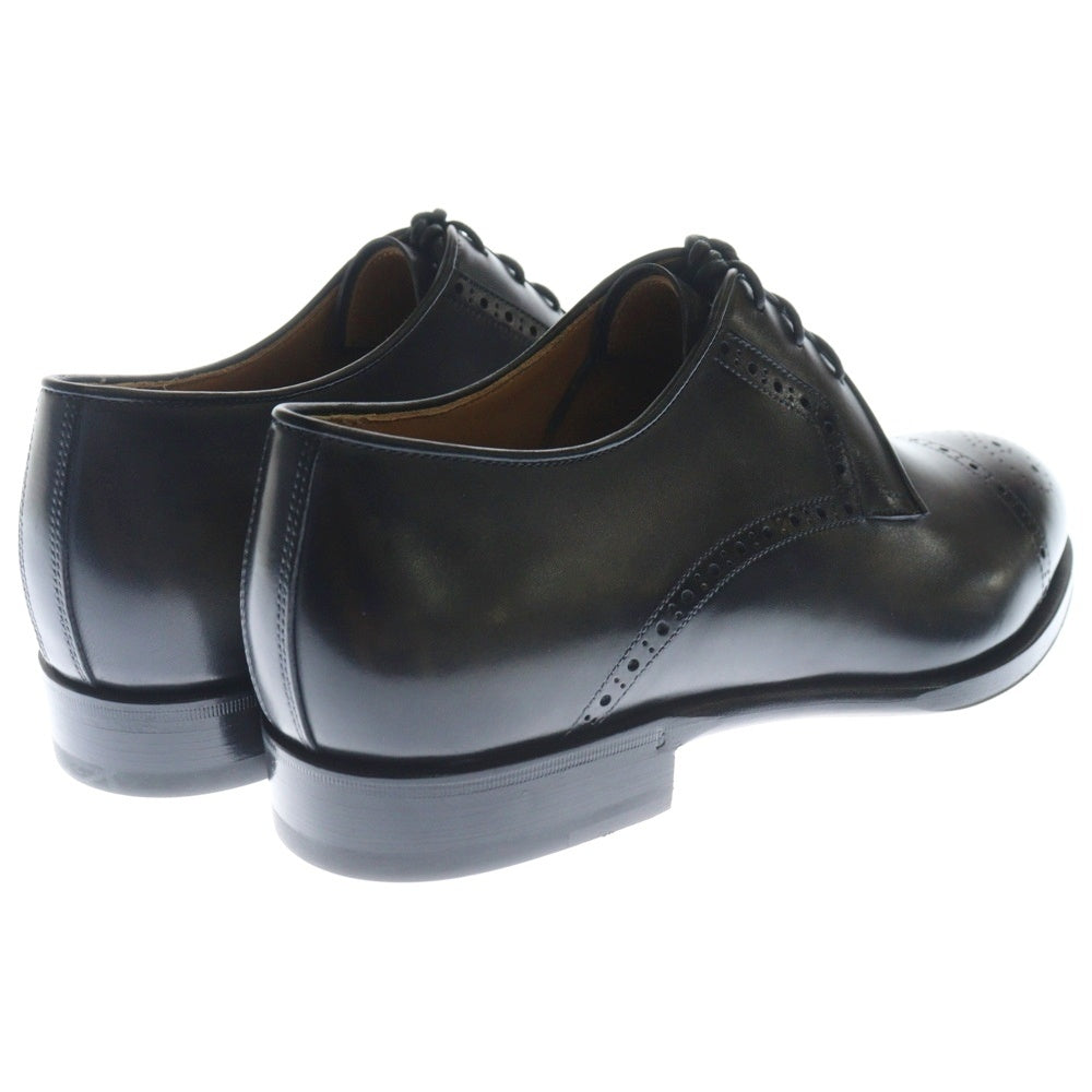 Berluti(ベルルッティ) Classic Dune クラシックデューン セミブローグレザーダービーシューズ ブラック S5218-001