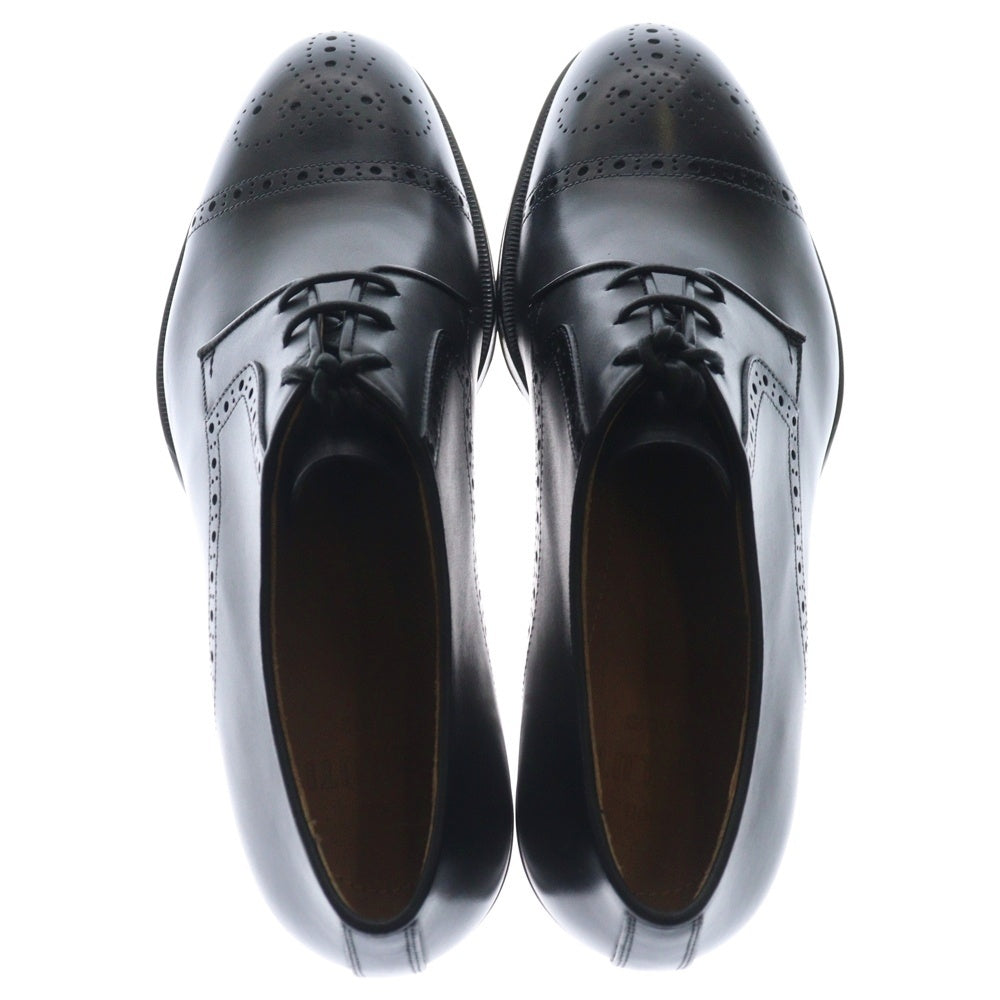 Berluti(ベルルッティ) Classic Dune クラシックデューン セミブローグレザーダービーシューズ ブラック S5218-001