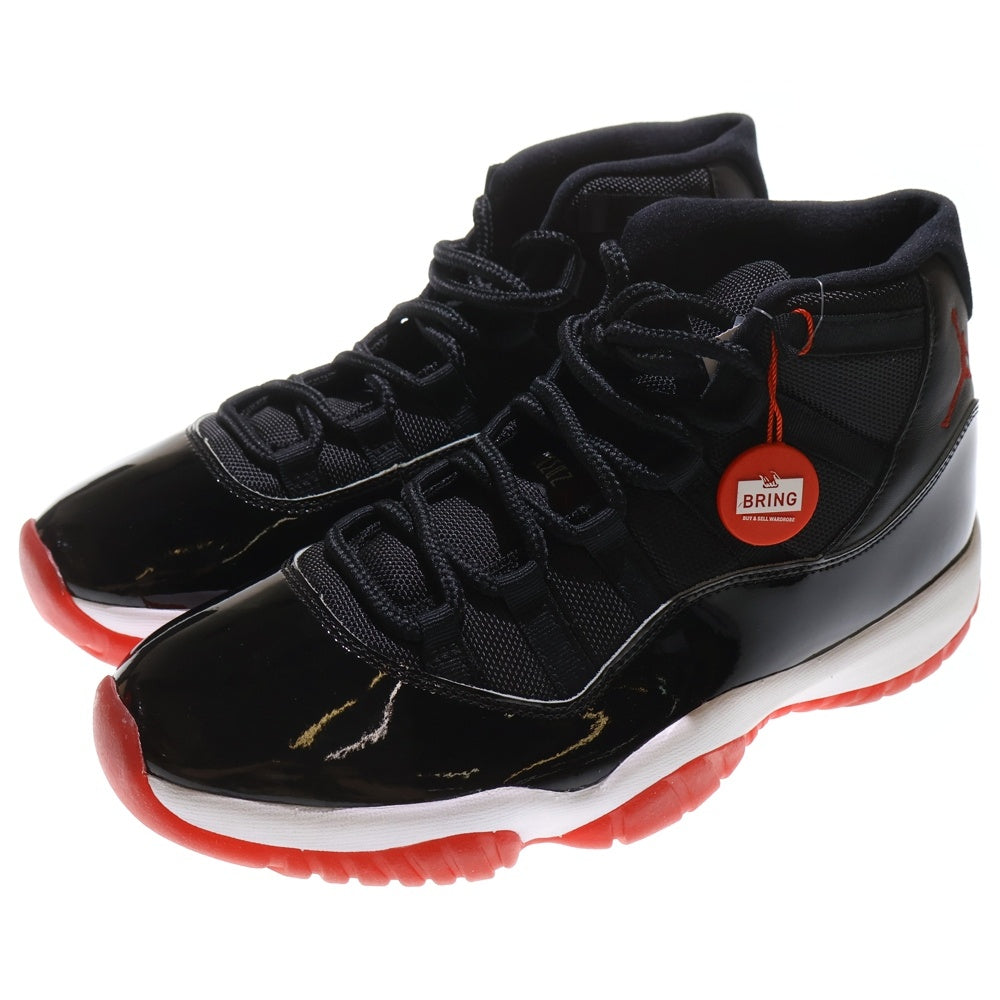 NIKE(ナイキ) AIR JORDAN 11 RETRO BRED 378037-061 エアジョーダン11 レトロ ブレッド ハイカットスニーカーブラック/レッド US9.5/27.5cm