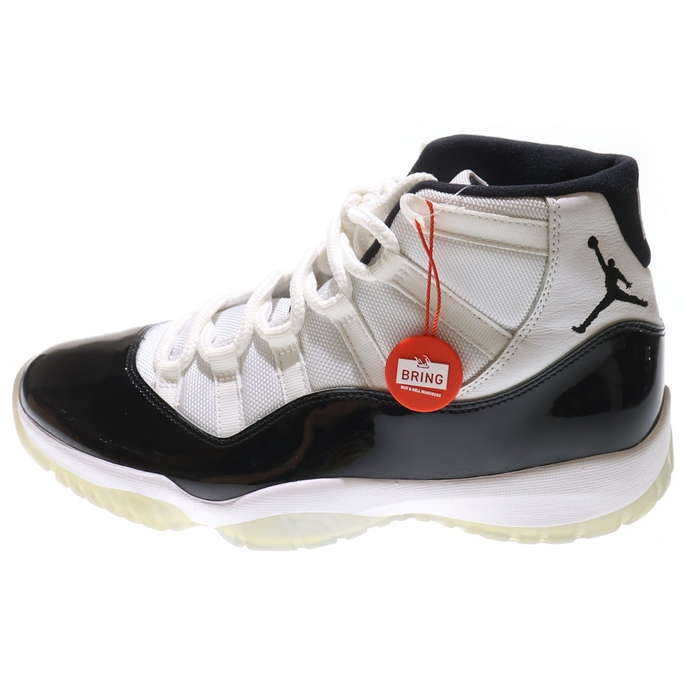 NIKE(ナイキ) AIR JORDAN 11 RETRO CONCORD 378037-100 エアジョーダン レトロ コンコルド ハイカットスニーカー シューズ ブラック/ホワイト US9.5/27.5cm