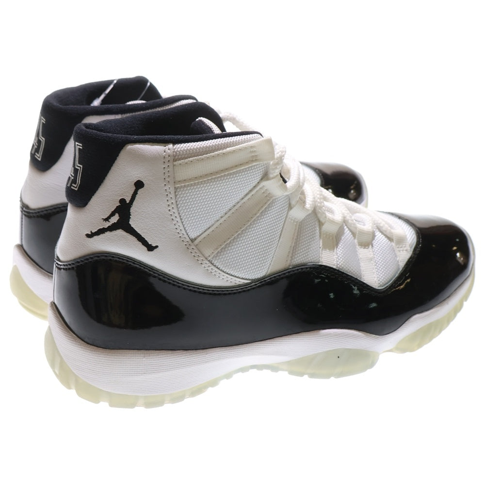 NIKE(ナイキ) AIR JORDAN 11 RETRO CONCORD 378037-100 エアジョーダン レトロ コンコルド ハイカットスニーカー シューズ ブラック/ホワイト US9.5/27.5cm