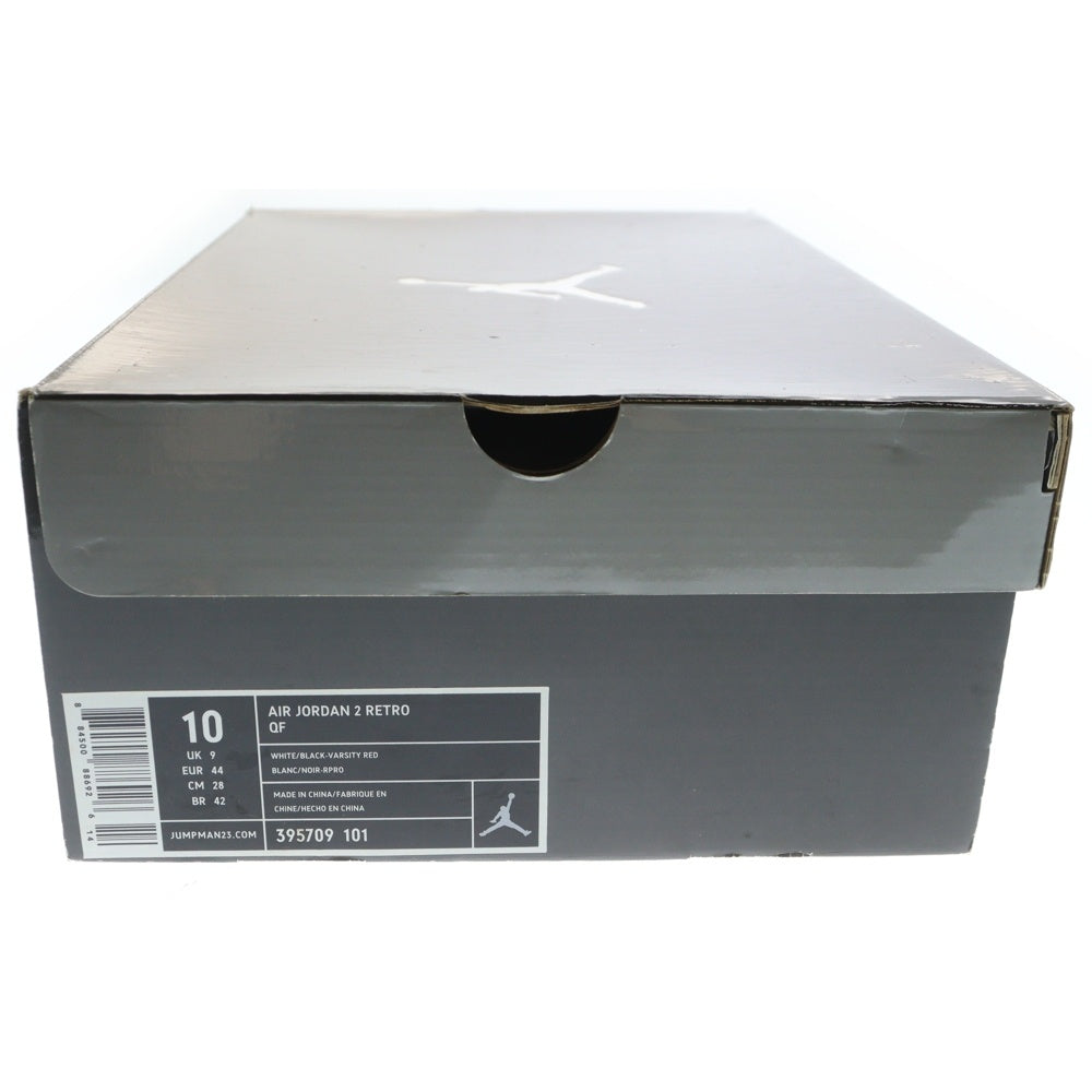 NIKE(ナイキ) AIR JORDAN 2 RETRO QF 395709-101 エアジョーダン2レトロ ハイカットスニーカー シューズ ホワイト US10/28cm