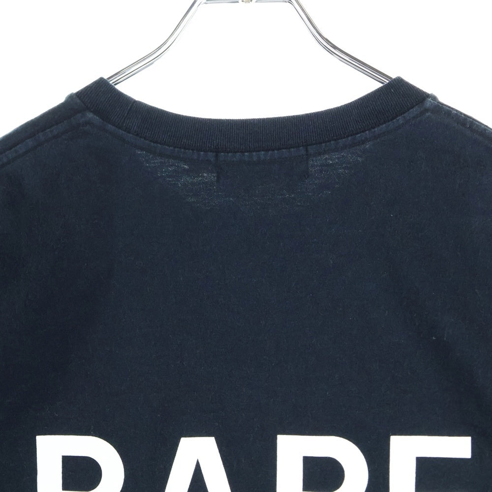 A BATHING APE(アベイシングエイプ) BACK LOGO PRINT T-SHIRTS 001CSF201069X バックロゴプリント半袖カットソー 半袖Tシャツ ブラック