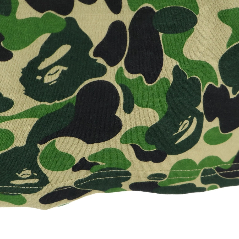 A BATHING APE(アベイシングエイプ) LOGO CAMO TANK TOP ロゴ刺繍カモ柄タンクトップ マルチカラー