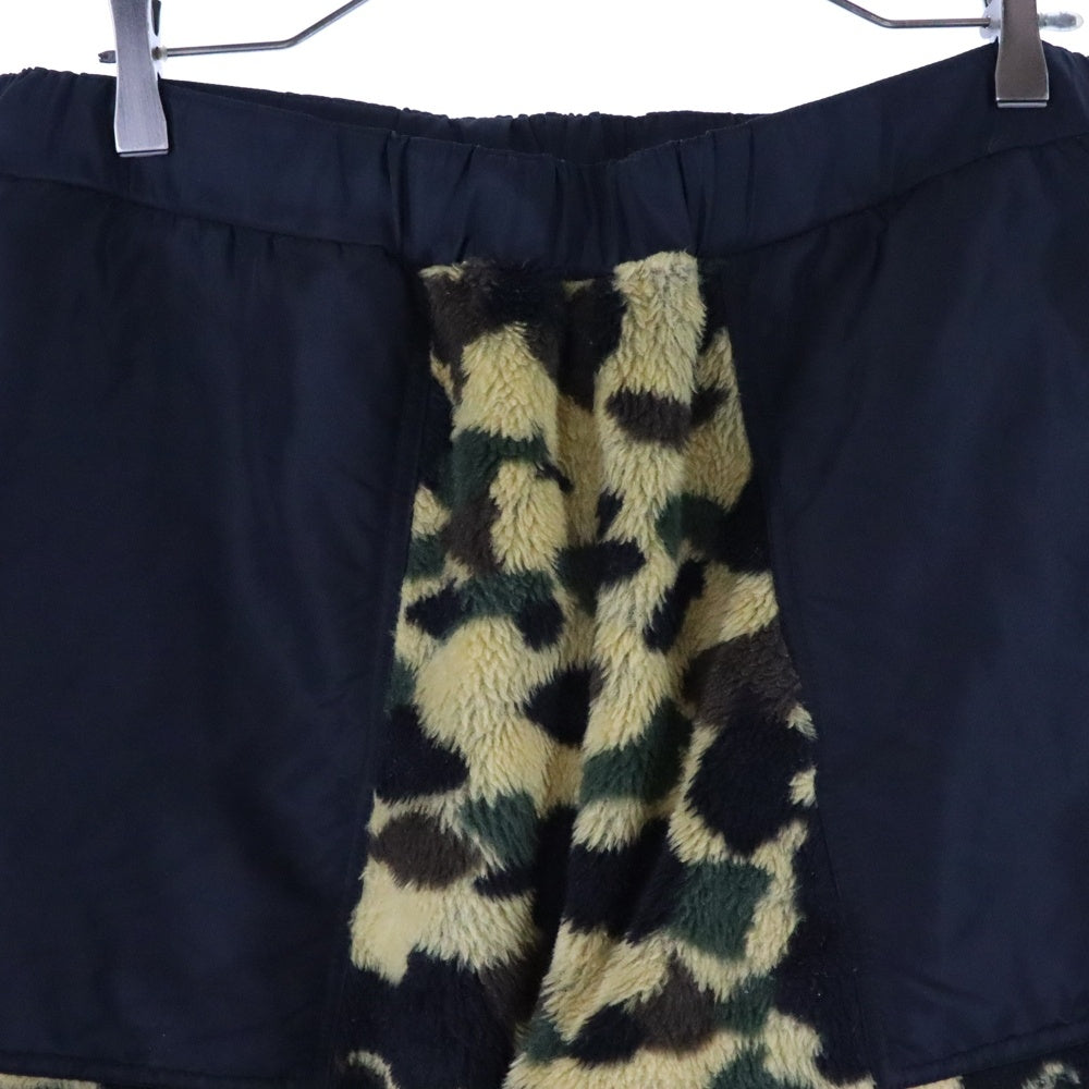 A BATHING APE(アベイシングエイプ) CAMO FLEECE PANTS 001PTC801001X カモ柄フリースパンツ マルチカラー