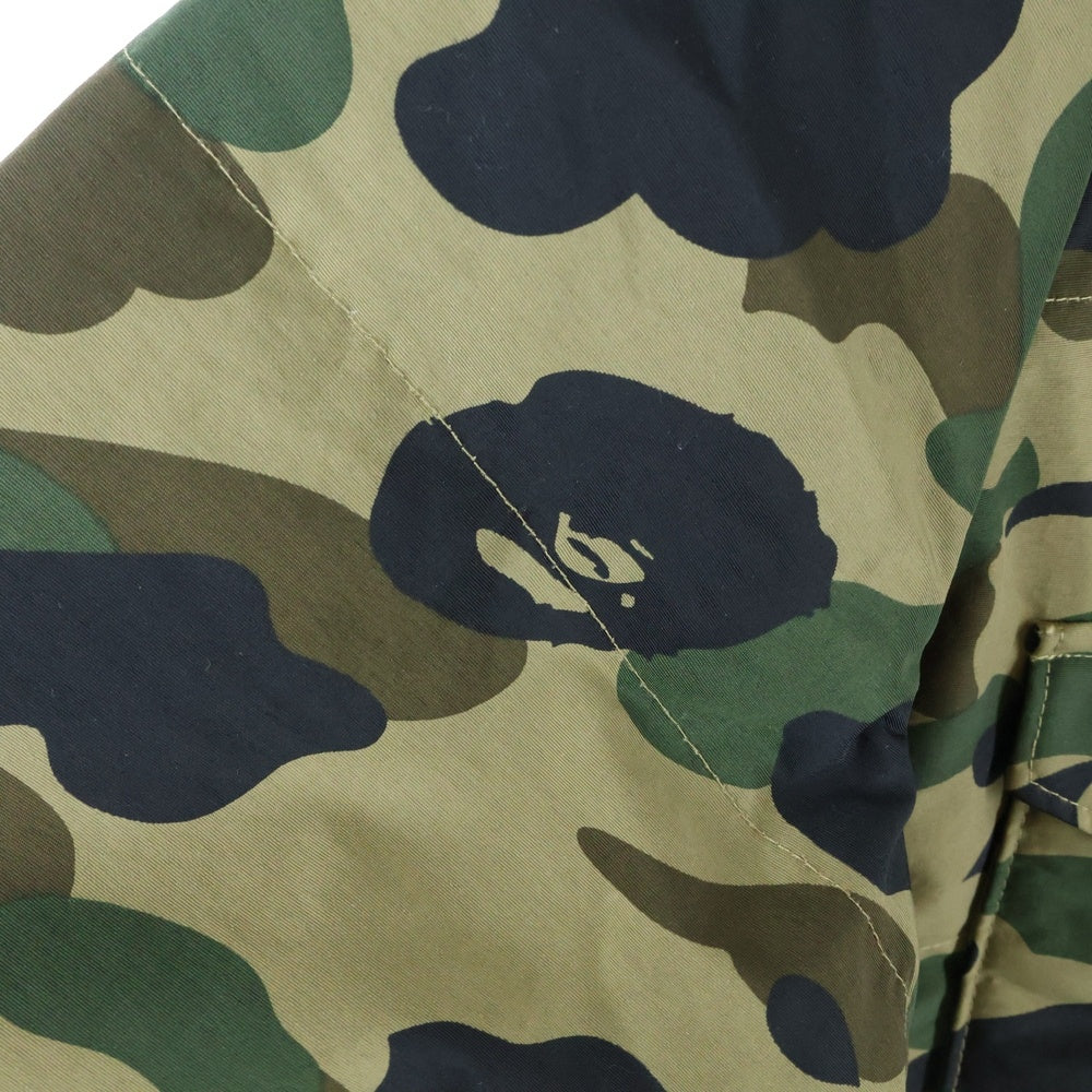 A BATHING APE(アベイシングエイプ) 1ST CAMO NYLON JACKET 1STカモナイロンジャケット スナップボタン マルチカラー