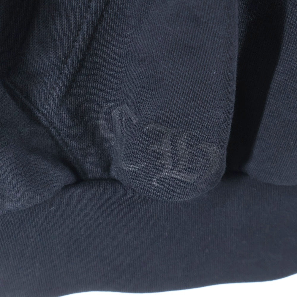 CHROME HEARTS(クロムハーツ) SWTSHRT PLVR アームロゴプリント スウェットパーカー フーディー ブラック