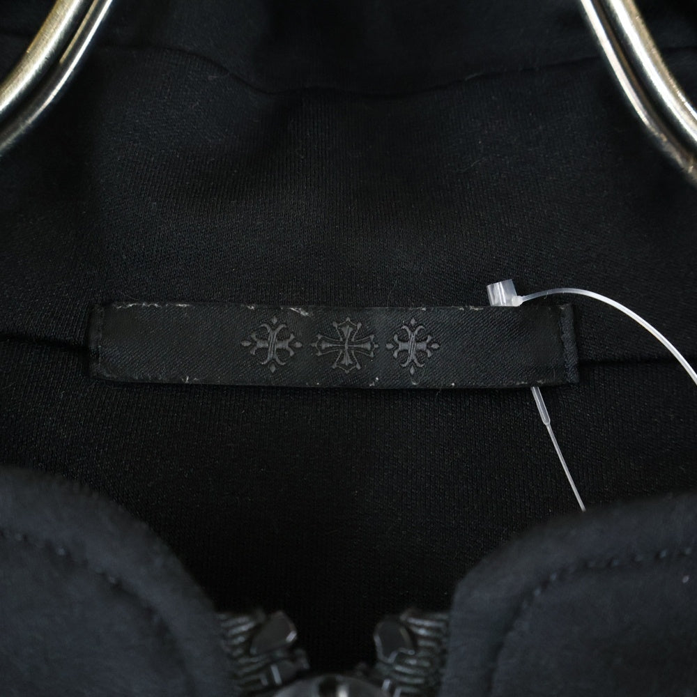 TATRAS(タトラス) 22SS ALTAIR Zip Hoodie MTAT22S4802-S ロゴワッペン フルジップアップパーカー フーディー ブラック