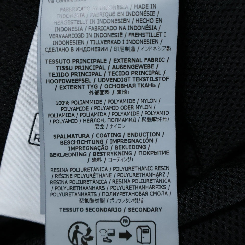 STONE ISLAND(ストーンアイランド) GARMENT DYED CRINKLE REPS NY 781540522 ガーメントダイ ナイロン フルジップアップジャケット ブルゾン フーディー ブラック