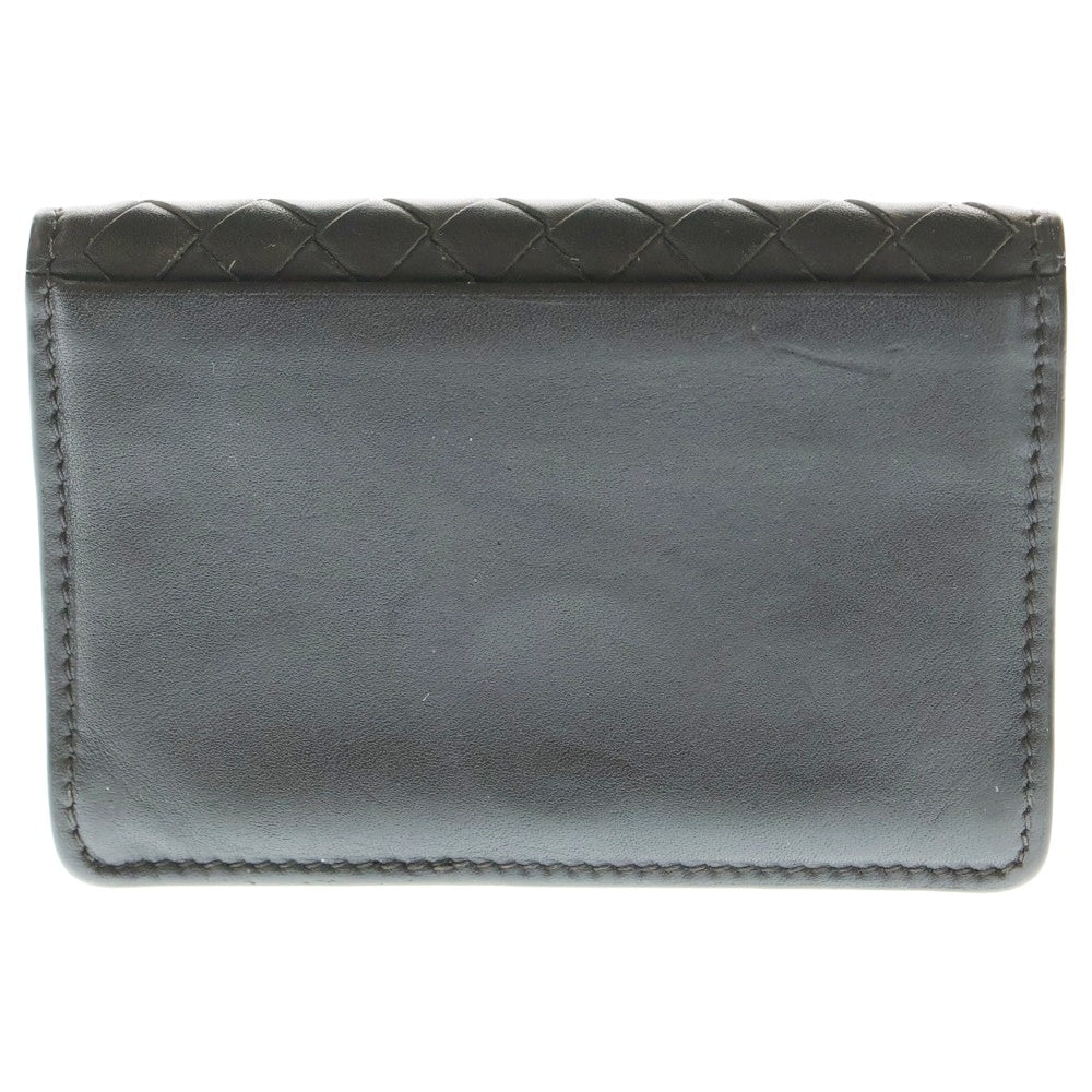 BOTTEGA VENETA(ボッテガヴェネタ) イントレチャートレザーカードケース 名刺入れ ブラウン