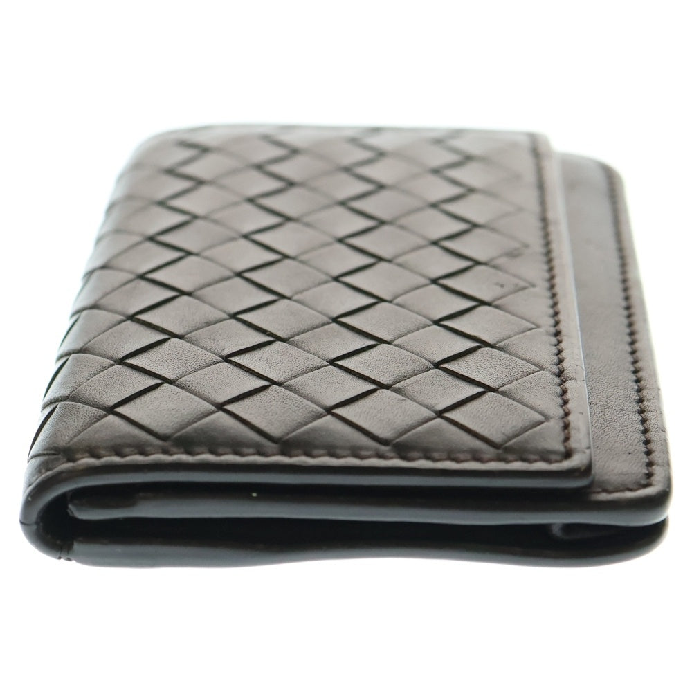 BOTTEGA VENETA(ボッテガヴェネタ) イントレチャートレザーカードケース 名刺入れ ブラウン