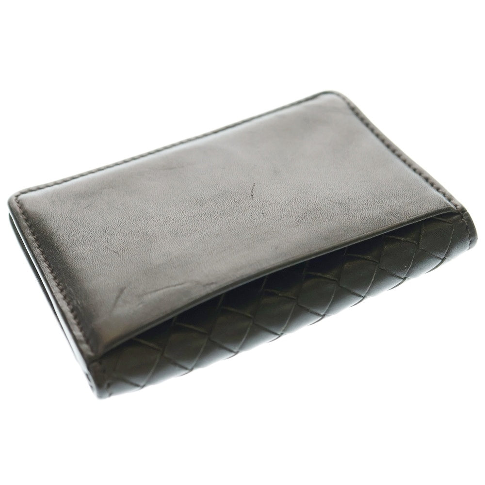 BOTTEGA VENETA(ボッテガヴェネタ) イントレチャートレザーカードケース 名刺入れ ブラウン