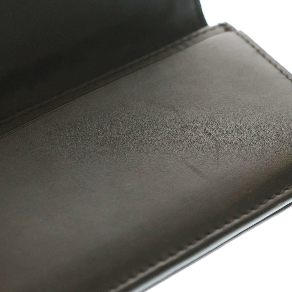 BOTTEGA VENETA(ボッテガヴェネタ) イントレチャートレザーカードケース 名刺入れ ブラウン