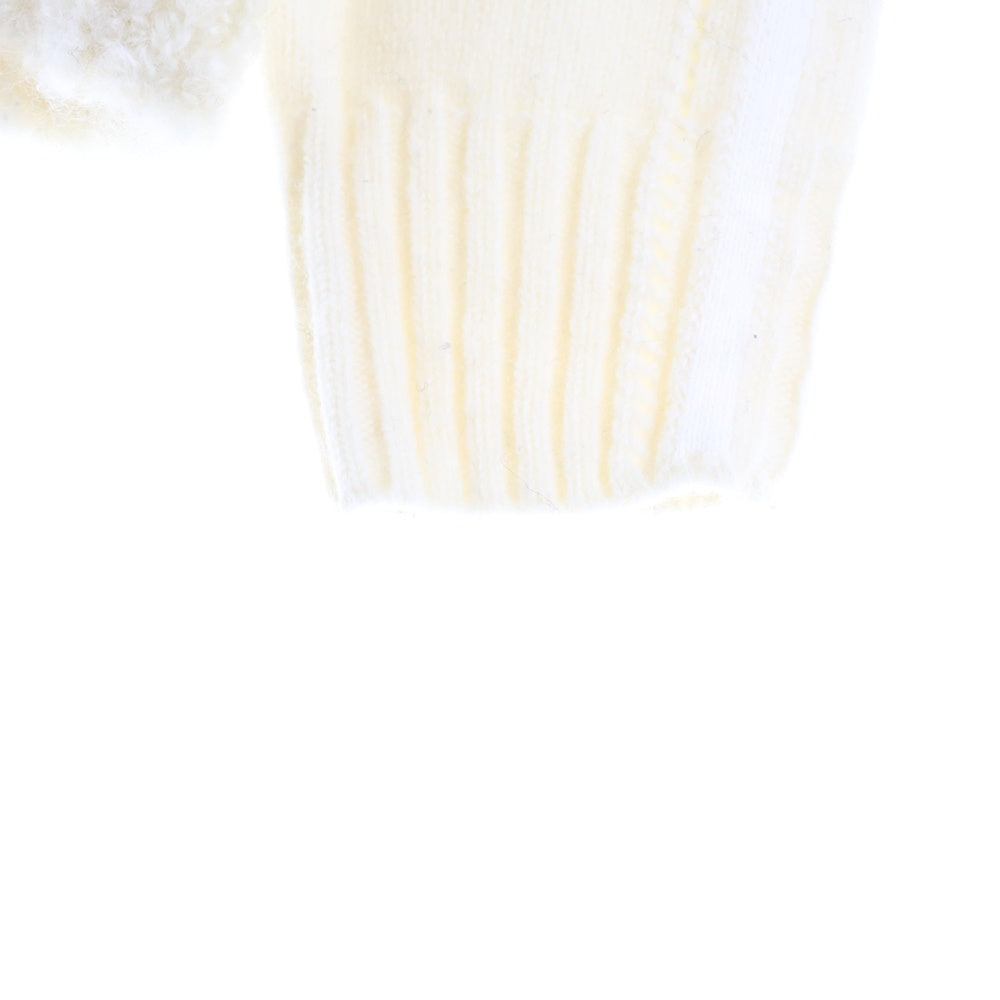 TAO COMME des GARCONS(タオコムデギャルソン) Wool Knit TL-N024 ウールニットセーター ホワイト レディース