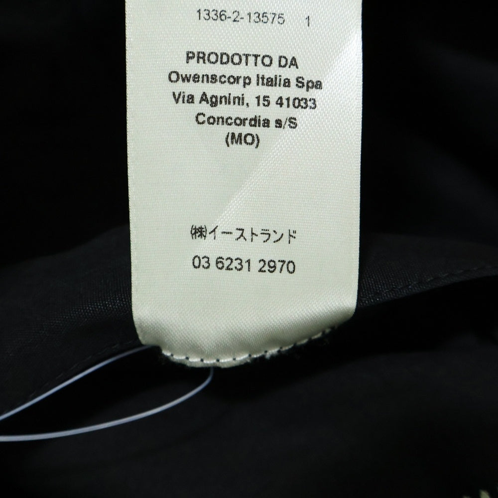 Rick Owens(リックオウエンス) 19AW SHIRT JACLET スナップボタン コットンジャケット ブラック RU19F4729-CFL1